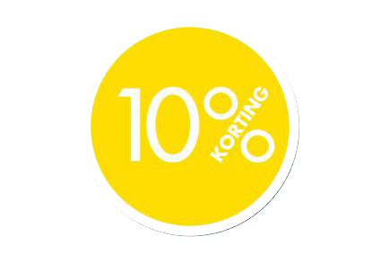 Raambiljet 48cm Ø10% Geel