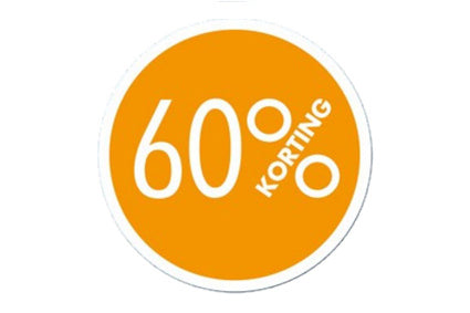 Raambiljet 48cm Ø 60% Oranje