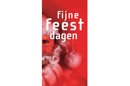 Raambiljet 50x94cm Fijne Feestdagen