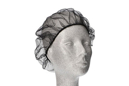Haarnet Baret 55-62 Nylon Zwart