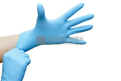 Handschoen Nitrile S Ongepoederd Blauw