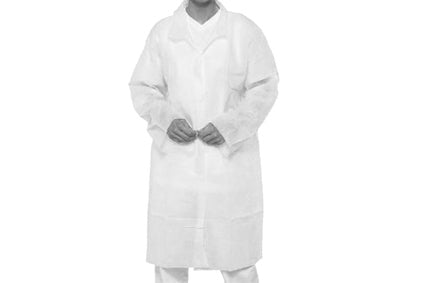 Bezoekersjas non-woven XL Wit