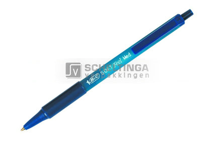 Pen Bic Soft Feel Clic Grip Blauw