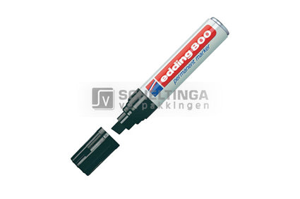 Marker Edding 800 Dik permanent Zwart