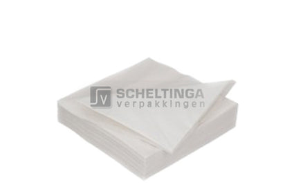 Servet 24x24cm Wit Airlaid