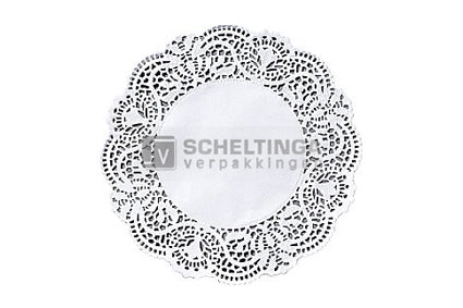 Taartrand Ø12cm Blanco