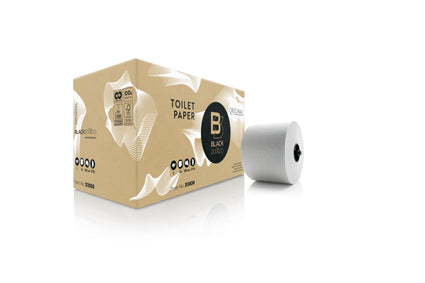 Toiletpapier 2-laag+dop 100mtr Satino Black