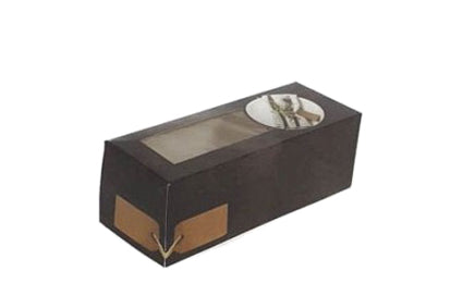 Rolladedoos 25x10x9cm met venster Greystone