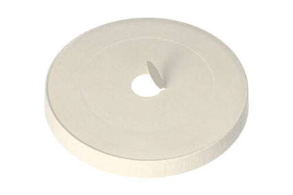 Deksel milkshakebeker 90mm Wit Papier