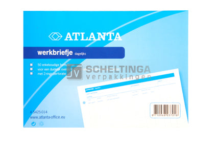 Atlanta werkbrief A5425014