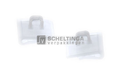 Plafondklem 19x19mm smal Kunststof