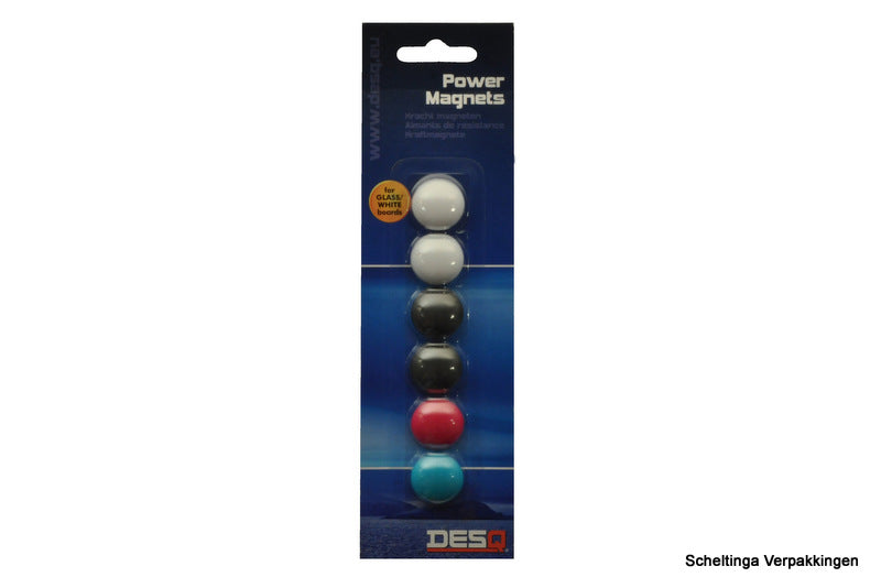Glasbord Krachtmagneet Desq (6st.) Assortie