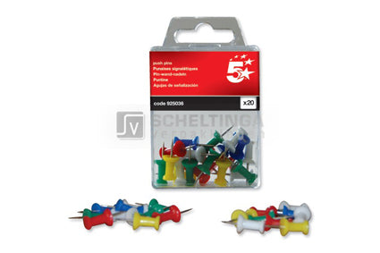 Push pins 5-Star Assortie 955036