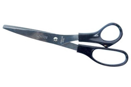 Schaar Inox 21 cm Zwart