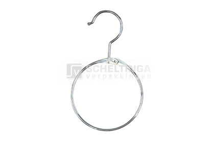 Warenring diameter 120mm Glansverzinkt met haak