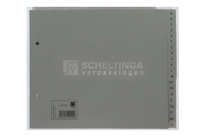Tabblad A-Z 2-ring 5-Star 911599 A5 Grijs