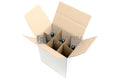 Verzenddoos 6 fles 285x188x360mm excl.interieur Wit