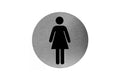 Mediclinics Pictogram vrouw RVS