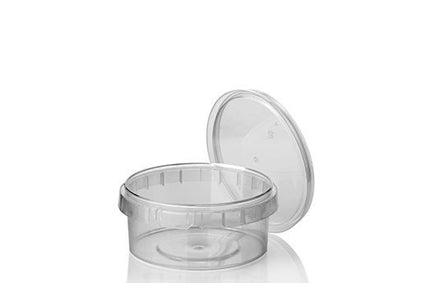 Cup+deksel TE 93mm 210ml Transparant PP