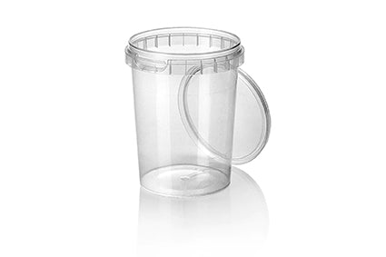 Cup+deksel TE 95x114mm 520ml Transp. PP