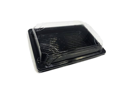 Fancytray incl. Deksel 160x90x20mm Zwart