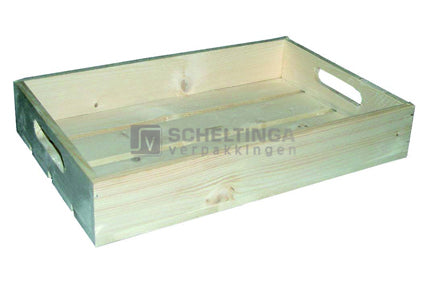 Bak met greep 32x22x6cm Klein Hout