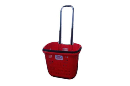 Winkelmand BIG Shop & Roll 34ltr Rood