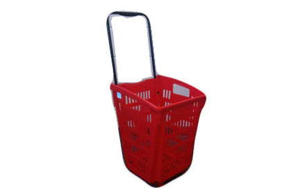 Winkelmand BIG Shop & Roll 52ltr Rood