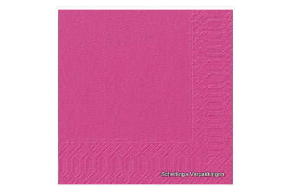 Servet 40x40cm 3-laag Fuchsia Duni
