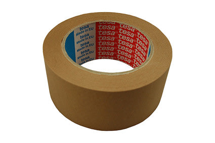 Papieren zelfklevende tape 50mmx66mtr Bruin