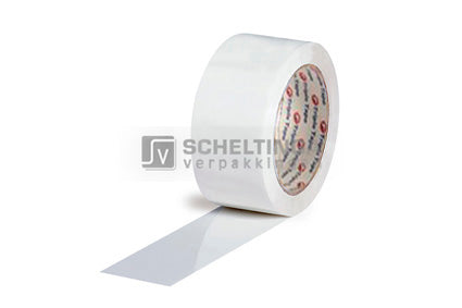 Tape 50mmx66mtr Acryl Wit PP