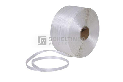 Polyesterband 13mmx1100mtr Wit