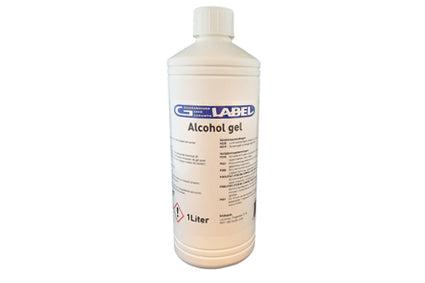 Alcoholgel desinfect 1000ml navulfles G-Label