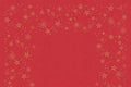 Napperon 84x84cm Star Shine Red Dunicel