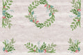 Napperon 84x84cm Winter Greenery Dunicel