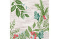 Servet 33x33cm 3-laag Winter Greenery Duni