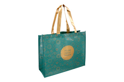 Shopper Kerst Fijne Feestdagen 45x15x36cm