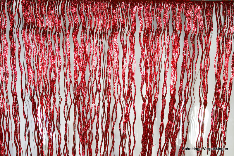 Hanggordijn 100x200cm Rood