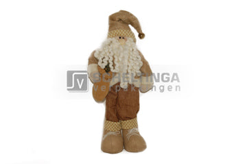 Kerstman 45cm Beige