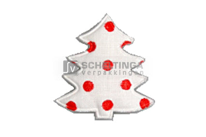 Kerstboom stof 3.5cm 100st. Variatie