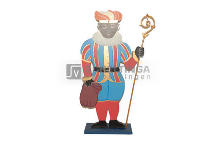 Piet met ijzeren staf 50cm Hout
