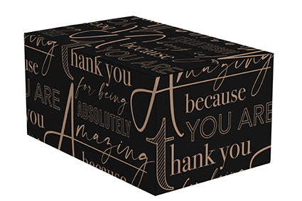 Kerstpakketdoos H 59x39x30cm Amazing Zwart