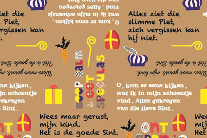Cadeauzak 17.5x4x25cm Sint 043