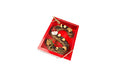 Hollewand letterdoos NR1 130x90x27mm Rood