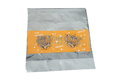Beugelzak 28x30cm Oranje Plastic