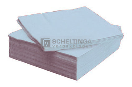 Servet 33x33cm 2-laag Lichtblauw