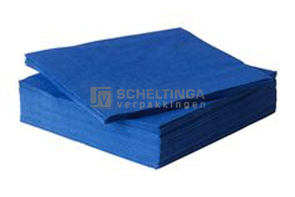Servet 40x40cm 2-laag Donkerblauw