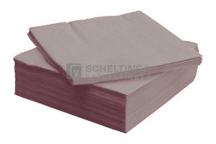 Servet 33x33cm 2-laag Taupe